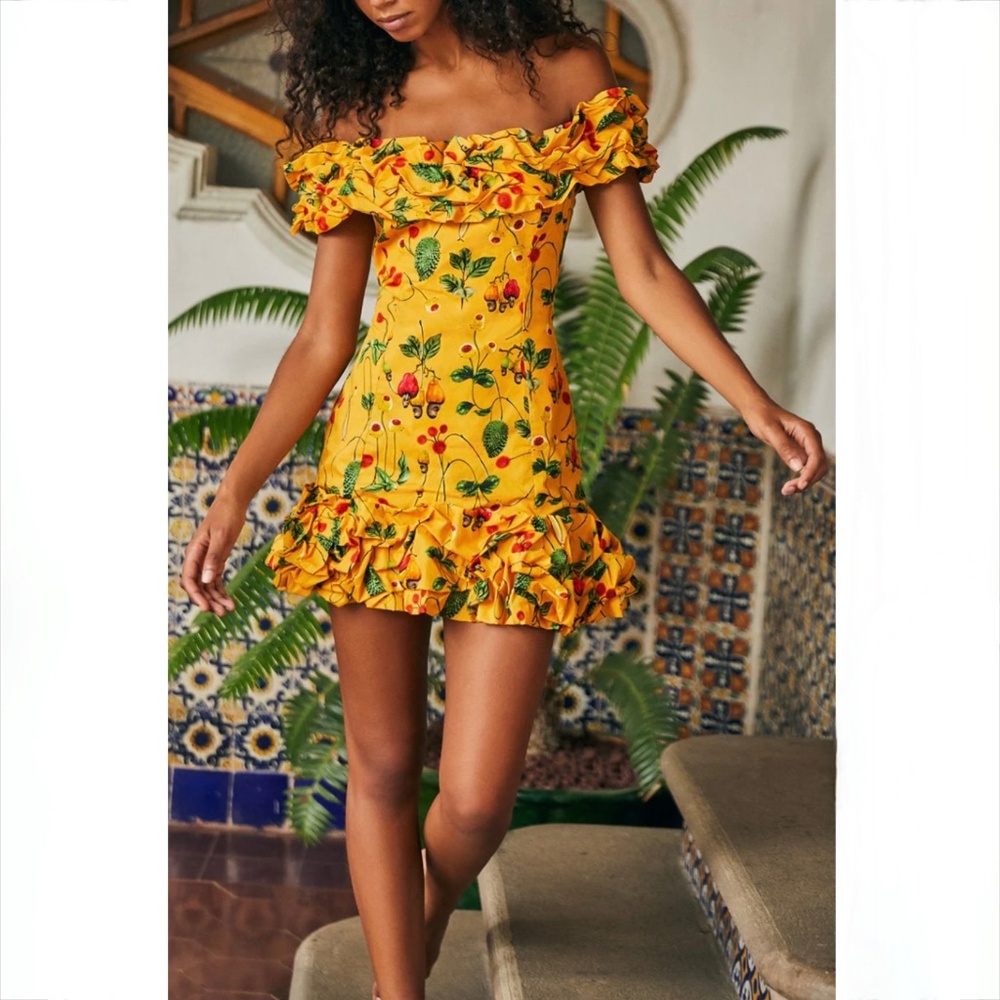 Agua by Agua Bendita Jardin Cotton Poplin Mini Dress - Picture 8 of 16
